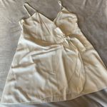 White Wrap Mini Dress Photo 1