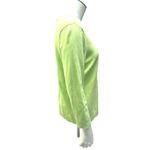 Christopher & Banks Womens Lime Green Button Up Cardigan Sweater Size S Photo 3