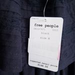 Free People  Hailey Black Ruffle Babydoll Mini Dress Photo 9