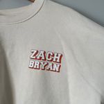 Zach Bryan Official Tour Merch American Heartbreak Graphic Sweatshirt Size Large Red Photo 4