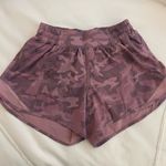 Lululemon Pink Camo Shorts Photo 0
