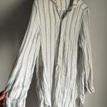 CP Shades  Linen Button Long Sleeve Tunic Dress Medium Photo 5