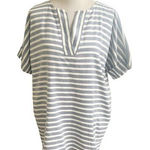ATM Women’s Striped Tunic Nautical Cotton V Photo 0