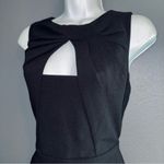 Calvin Klein  New w $119 Tags Black Pencil Keyhole Formal Party Dress Medium 8 Photo 6