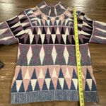 Altuzarra  Stilbo wool blend turtleneck Multicolored geometric knit Sweater Small Photo 7