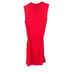 Dolan Size‎ XS Dress Red Sleeveless High Neck Drawstring Waist Mini Stretch Photo 1