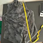 JACK  BB Dakota Grey Faux Fur Open Front Vest Photo 6