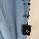 Adrianna Papell NWT Jersey Faux-Wrap Maxi Gown Women's 16W Blue Formal Ruffle Photo 11