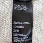 Boundless North Beige Floral Embroidered Knit Cardigan Sweater Women's Large Tan Photo 4