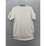 Matilda Jane  Women's Pullover Blouse Cream Ruffle Sleeve Size XS Crew Neck Photo 3