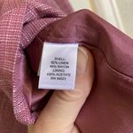 Banana Republic 🌞 Pink  & White Linen Blend Mini Skirt with Back Zipper A Photo 2