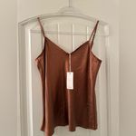 Grade & Gather Brown Fitted Sleeveless Camisole Photo 1