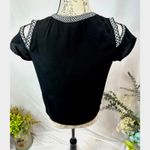 Maje  Lisea Cold-Shoulder Crepe Top 100% Viscose Black S Photo 10