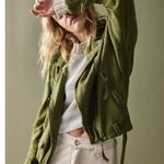 We The Free Free People Rebel Rebel Knit Moto Jacket Green Size small Photo 5