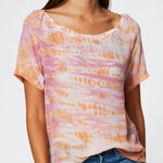 Young Fabulous and Broke Peach Tie Dye Tee Photo 0