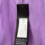 Azeeza Alcott High Neck Sleeveless Silk Mini Dress in Amethyst Purple Size XS Photo 2