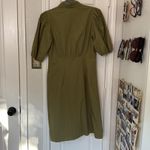 Ba&sh  Pamela puff sleeve cotton midi dress Photo 14