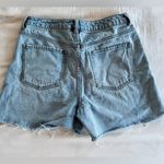 Forever 21 High Waisted Light Wash Distressed Denim Jeans Shorts Size 30 Photo 1