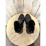 Tommy Hilfiger Womens Black Ankle Boots 8M With Gold Logo Photo 4