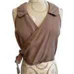 Versona Sleeveless Chic & Casual Wrap Top Small Photo 0