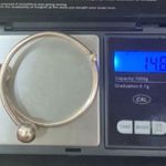 Hinge Vintage Mexican Silver 925 Orb Ball Adjustable Cuff Bangle Bracelet 14.8g Photo 10