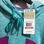 Under Armour cold gear storm Teal Hoodie with Purple Logo Photo 3