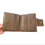 BVLGARI  Brown Bifold Classic Snap Wallet Authentic Photo 3