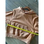 Aerie Rust Orange Terry Cropped Hooded Pullover Sweatshirt Women’s size Small Photo 8