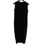 Sharon Young M Black Formal Midi Dress Funeral Size 10 Photo 3