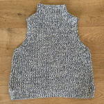 Madewell - Landward Sleeveless Knit Sweater in Navy Blue & White Photo 0