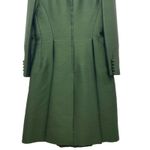 Chester Weinberg Dress 8 Vtg 60s Green Silk Cocktail Gown Covered Buttons Photo 9