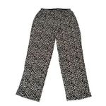 2 for $30 Leopard Print Brown Black Wide Leg Elastic Waist Pull on SZ S #1945 Photo 0