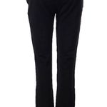 Everlane Stretch Ponte Skinny Pants Side Zip Pintuck Seam Detail Black Size 6 Photo 3