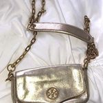 Tory Burch Gold Mini Crossbody Photo 0