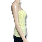 Paris Blues Womens Strapless Bandeau Tank Top with Shelf Bra Yellow Small Photo 1