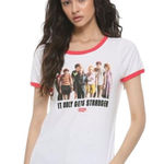 Stranger Things  It Only Gets Stranger White T Shirt Teens SZ 2XL women’s Photo 0