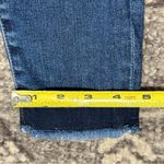 frame denim  Women’s 24 Dunes Blue Wash Le High Rise Raw Edge Fray Skinny Jeans Photo 12