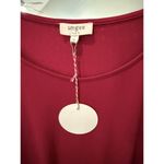 Umgee  Long Sleeve Pink Boho Cross Back Knit Tunic Medium Photo 2