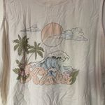Time & Tru XXXL tank top cream aloha waves palm tree Pink Size undefined Photo 3