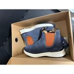 Blundstone NEW  2147 Ankle Boots Suede Leather Chelsea Boot Navy Orange UK 4 US 7 Photo 1