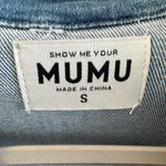 Show Me Your Mumu  Ranch Romper in French Blue Size Small Photo 1