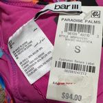 Bar III Paradise Palms Cowl Cutout Magenta Pink Floral One Piece Swimsuit NWT S Photo 9