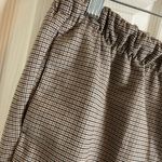 Nicole Miller Women's Plaid Pants, Front Pockets, Drawstring Size 8 Photo 4