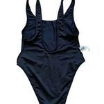 Forever 21 Open Back Black One Piece Swimmsuit SZ S Photo 2