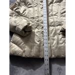 Calvin Klein  Women's Beige Faux Fur Hood Down Filled Puffer Coat Size‎ Small Photo 10