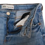 ZARA Raw Hem Skinny Jeans Light Wash Womens 6 Photo 7