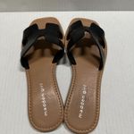 Steve Madden  Madden Girl Shoes Womens Size 6M Black Slide Sandals Slip On Flat Photo 2