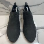 Lucky Brand  Womens Black Leather Block Heel Gerrilyn Ankle Boot Sz 10 Minimalist Photo 1