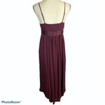 Mimi Maternity Plum/Burgundy Spaghetti Strap Formal Dress Size undefined Photo 3