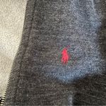 POLO RALPH LAUREN HOODIE Sweat Jacket Full Zip Charcoal Grey Faded Black Size XS Gray Photo 5